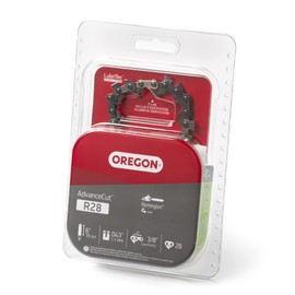 Oregon R28 AdvanceCut Replacement Chain for 6" Pole Saws & Chainsaws, 28 Drive Links, Pitch: 3/8" Low Profile, .043" Gauge