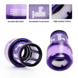 Tsffsy Dyson V12 HEPA Filter Dust for Dyson V12 Slim Absolute/Extra Detect Part for 971517-01