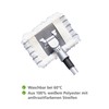 Maximex Microfaser-Ersatzbezug für Teleskop Bad- & Fliesen-Wischer Profi 2er Set,