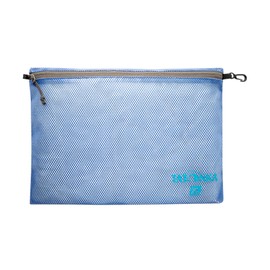 Tatonka Zip Pouch - Flat Storage and Document Bag in Various Sizes and as a Set - Transparent, Waterproof and Robust, Blue, XL (35 x 25 cm)