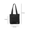 Zipit Cabana Medium 2 Handle Tote Bag BLACK