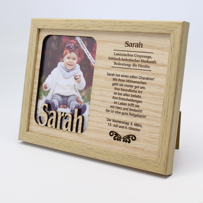 power gift Sarah Picture Frame Portrait Decorative Pictures with Frame
