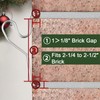 Brick Hook Wall Clips for Outdoor Indoors Garland Hanging Wreaths