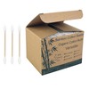 Bamboo Cotton Swabs - Sturdy Bamboo Core, Soft Cotton Tips
