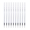 10 Pieces Gel Ink Pen Refills Replaceable Ballpoint Black Ink