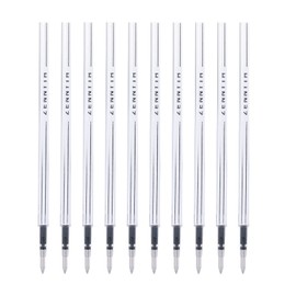 10 Pieces Gel Ink Pen Refills Replaceable Ballpoint Black Ink Pen Refills Extra Fine Point 0.5mm Smooth Writing for Office School Supplies