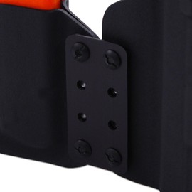 Tegris Accessory Adapter for Holsters - (Black) - (12 Layers) - (w/Mounting Hardware) - (Pre-Drilled) - USA Made, Secure Holster Attachment for Magazines, Multi-Tools, Flashlights & More