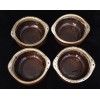 HF Coors China 4 Vtg HF Coors Brown Drip Glaze