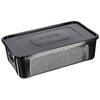 KADAX Rectangular Storage Box with Lid, Storage Container, Stacking Container,
