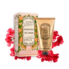 Geranium Hand Cream for Women 75ml - Intensive Hand Moisturiser - Hand Cream for Very Dry Hands - Premium Quality Hand Lotion - 96% Natural Origin Ingredients - Vegan - Made in France -Panier des Sens
