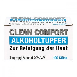 Clean Comfort Alcohol Swabs Pack of 100