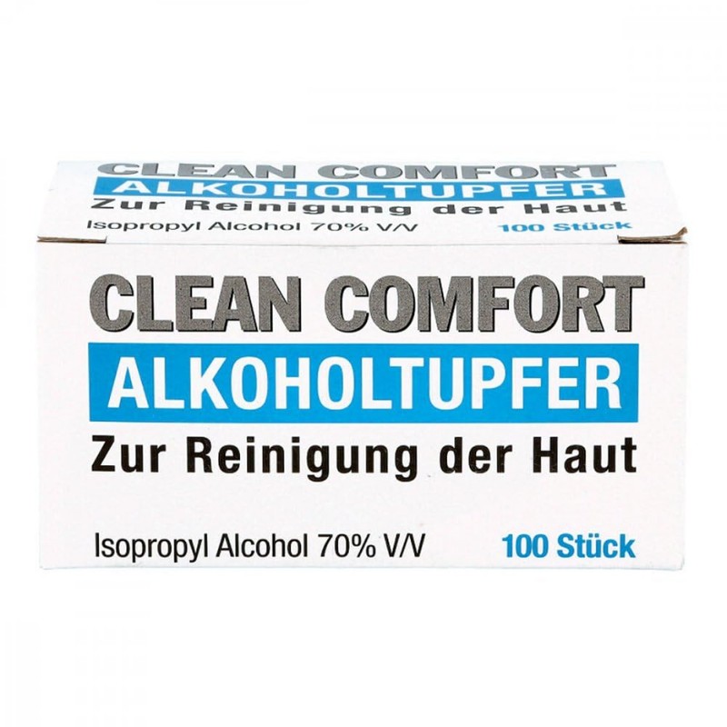 Clean Comfort Alcohol Swabs Pack of 100