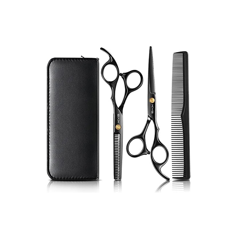 kyg 3 Set de ciseaux cheveux 2 Ciseaux à effiler