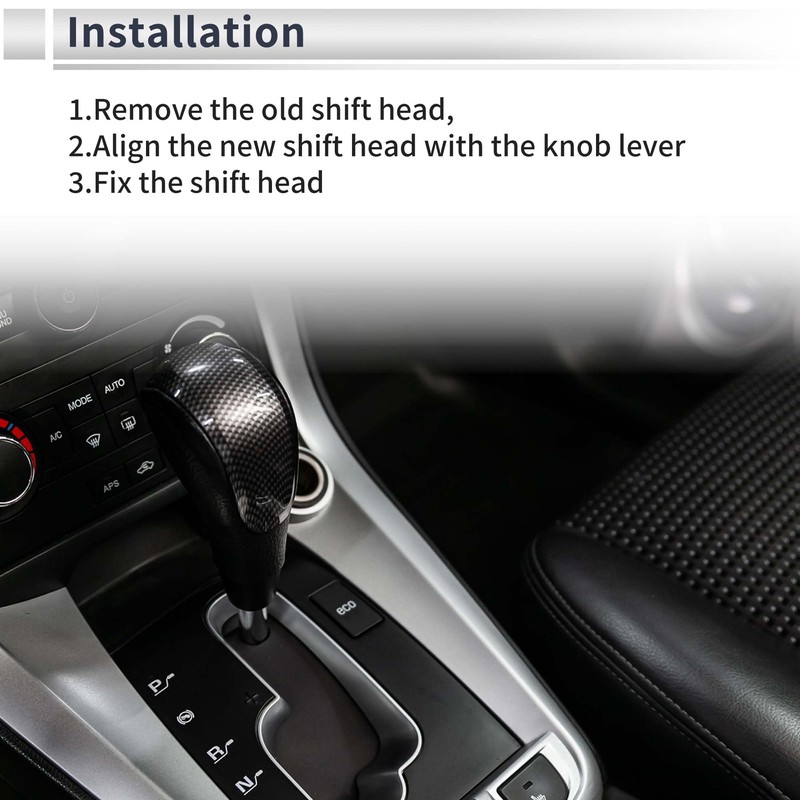 RATCHROLL Automatic Shift Knob for FIAT 500 2012-2017 Plastic Automotive