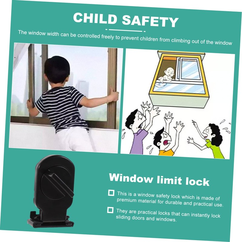 Operitacx Sliding Door Lock Proofing Safety Lock Easy No Drill