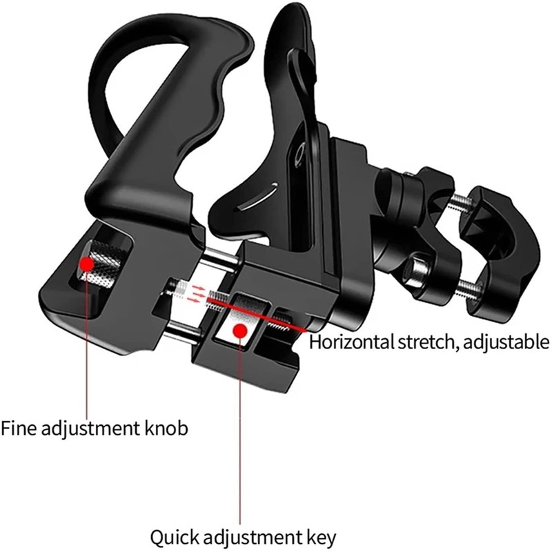 Bike Water Bottle Holder (for Handlebar & Frame), Motorcycle Cup