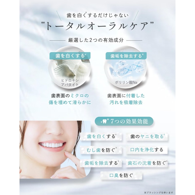 Whitening Cafe Toothpaste, Whitening, Halitosis Care Paste [Supervised by Dental