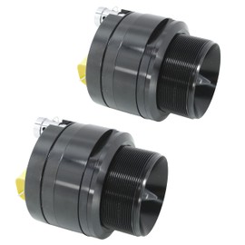 2) Audiopipe ATQ-1550 1" 200W 4 Ohm Aluminum Titanium Car Audio Bullet Tweeters