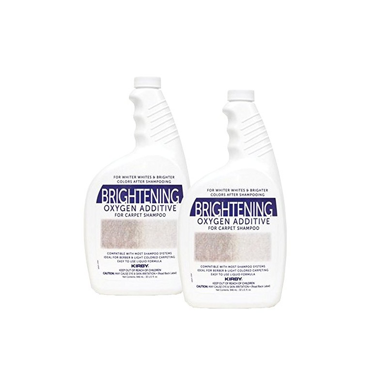 Kirby 32oz. Brightening Oxygen Additive for carpet shampoo (2 bottles)