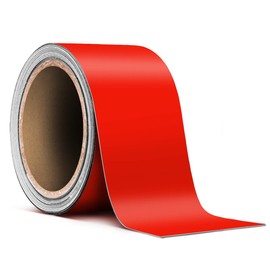 VViViD Red Matte Air-Release Adhesive Vinyl Pinstripe Tape Roll (2 Inch x 20ft)