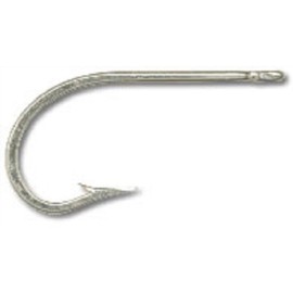 Mustad Classic Forged Duratin Tarpon Hook with Extra Short Shank (Pack of 100), 1