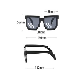 YFFSFDC Sunglasses, Mosaic Glasses, Funny Glasses, Party Goods, Cool Cosplay, Network Fashion, Accessories, 01