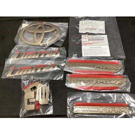 Toyota 4Runner Limited Bronze Emblem Overlay Kit, ABS Plastic, 2025+ Models