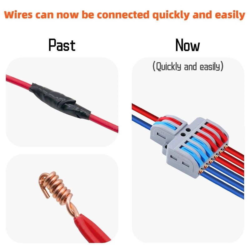 Digi Electrical Wire Connectors Terminal Block 2 in 6 out