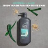 Dove Men+care Body & Face Wash Piel Sensible Para Piel