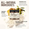 Beef Tallow & Raw Honey Balm: Grass-Fed, Unscented Moisturizer for