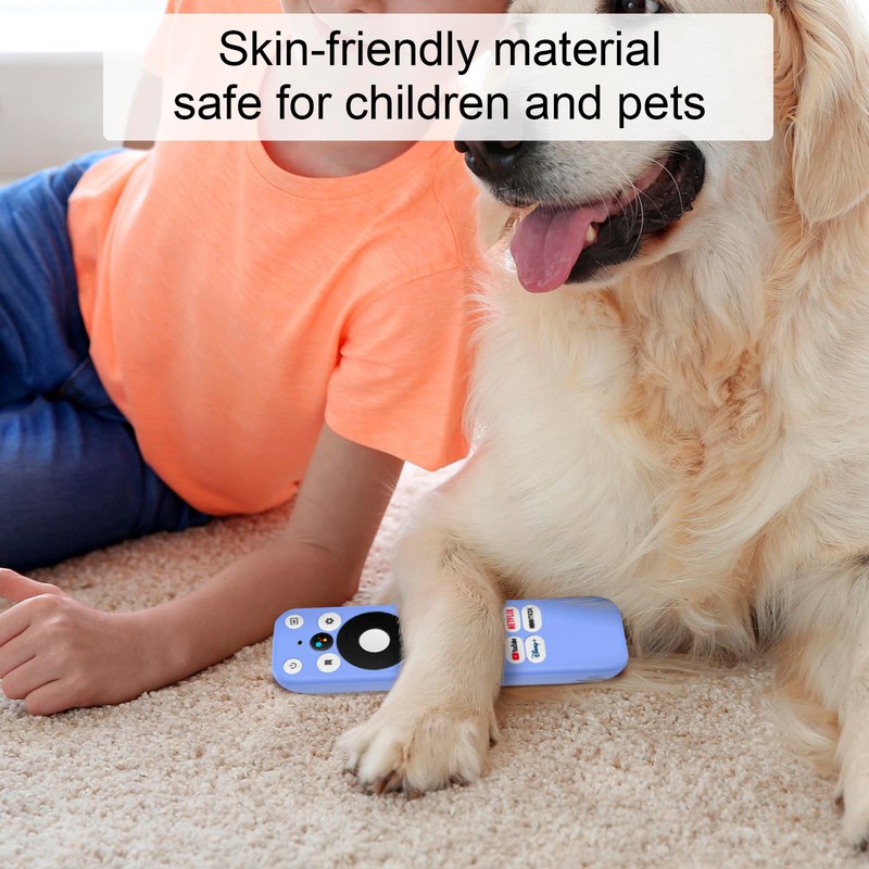 Glow Blue Remote Case for Onn Remote Control, 100026240 Silicone