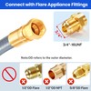 GasSaf 6 FT 1/2" ID Natural Gas Grill Hose with