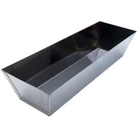 Edward Tools 13” Steel Mud Pan - Sheared edges for easy knife cleaning - Perfect size for larger knives - Rust proof design - Heavy duty but still lightweight - Drywall mud pan - Lifetime warranty