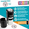 MaxMark Custom Round Self Inking Inspection Stamp - Customize up