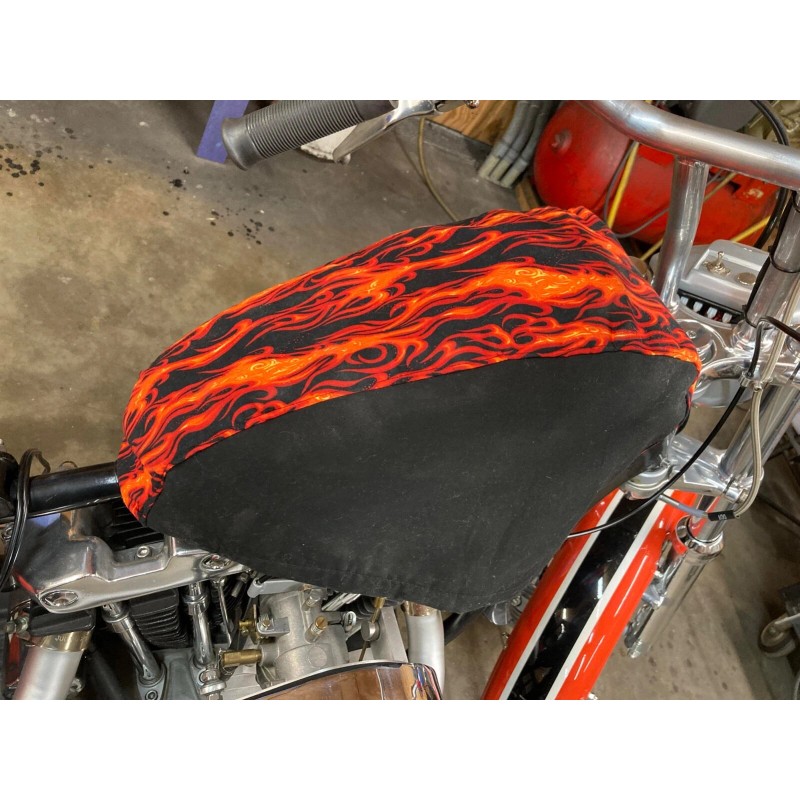 IronHeadCycle Harley Ironhead Gas Tank Fabric Storage Cover, Deluxe Version