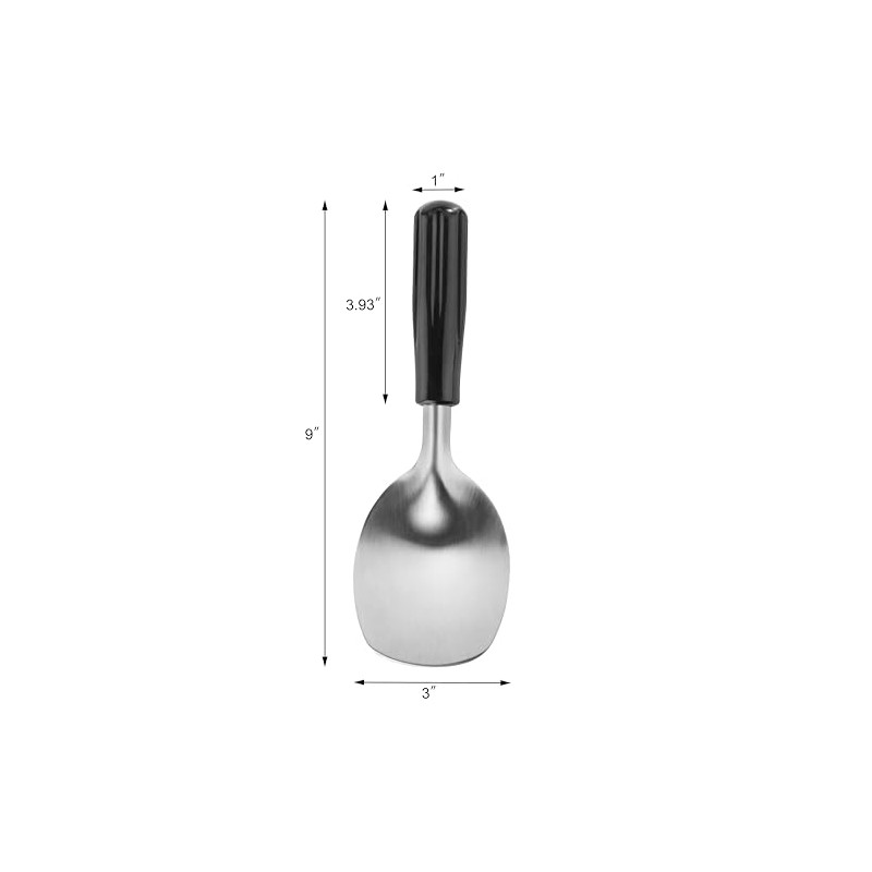 Nueva Estrella Foodservice 34363 Acero Inoxidable 18/8 Espresso Frothing Pala