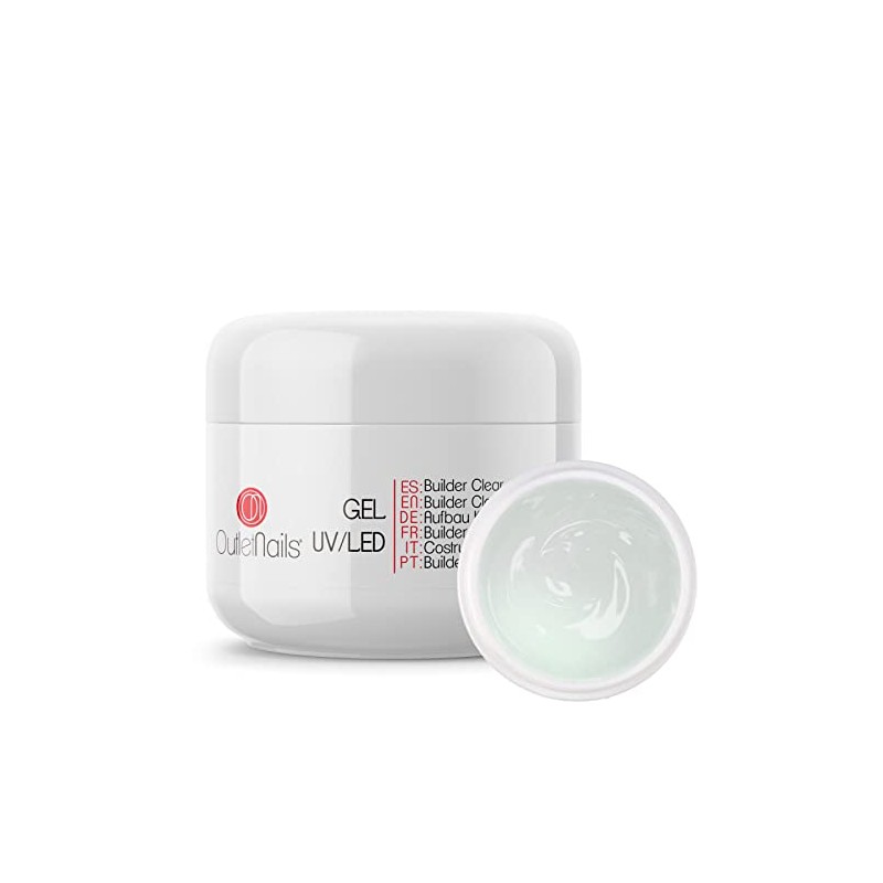 UV Builder Gel Transparent 50 ml UV and LED Compatible