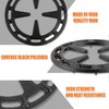 HUAREW 4.75-Inch Gas Ring Reducer, Bottom Uniform Heating, Cast Iron