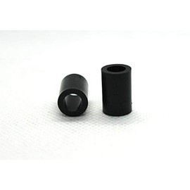 Black Spacers Nylon Cylindrical Unthreaded M6 x 5mm Length, 6.3mm Inner Diameter x 10mm Outer Diameter Pack of 10 (M6 x 5mm Length)