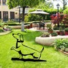 TONGNENGLIU Metal Garden Dog Statue Ornament Gift Metal Art Dog