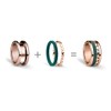 BERING Women's Ring in Rose Gold Shiny Arctic Symphony Collection