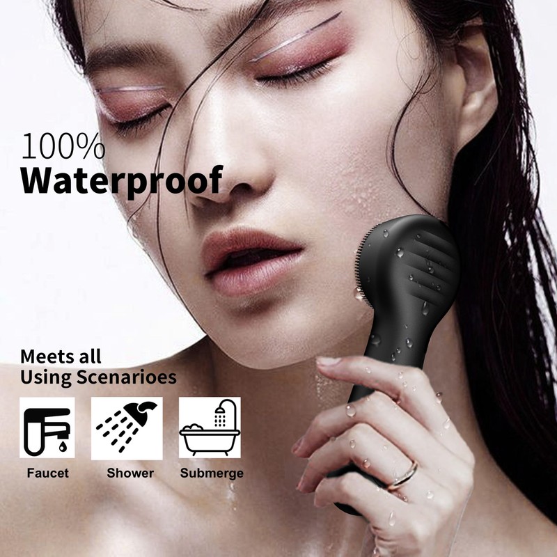 Facial Cleansing Brush, Upgraded NågraCoola CLIE 2 Silicone Face Scrubber,