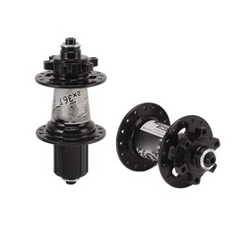 Cocoarm 32H-Fahrradnabe 32 Löcher Fahrradrad Nuption 6 Klaue 72 Klicken Sie auf 6-Lager-Mountainbike Vorderen Hub-Hub-Aluminium-Legierung mit Hoher Dichte Klauendesign für 8-13 Ge (Black)