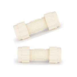 (Pack of 2) EFIELD 1/2" CPVC Compression Coupling For Plumbing Installations and Repair (1/2-inch),(CPVC048-2)