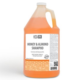 MODA - Moisturizing Shampoo for All Hair Types, Honey Almond, 128 Oz, Professional - Deeply Cleanses and Conditions, Strengthens, Restores and Shine your Hair