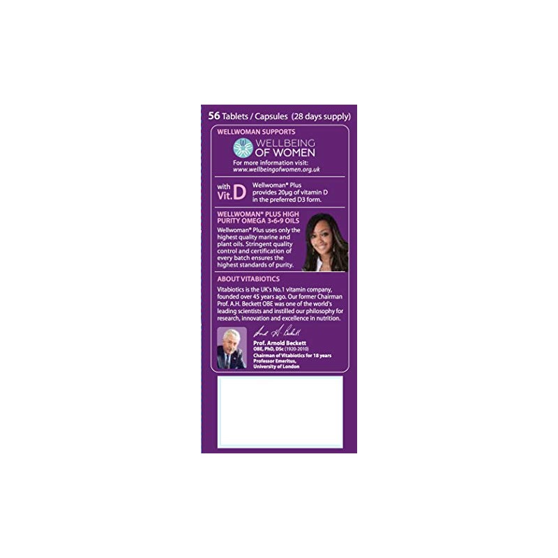 Multivitamin Tablets for Women, Wellwoman Tablets Plus Omega 3-6-9