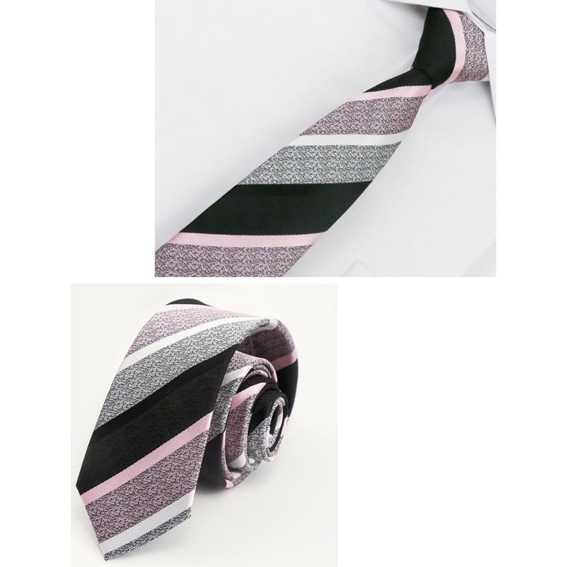 Bub Ohana Men's Necktie, Large Width 2.4 inches (6 cm),