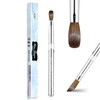 Kolinsky Acrylic Nail Brush KEMEISI (Size 14 Metal)