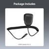 Retevis Walkie Talkies Speaker Mic Shoulder Speaker, 2 Pin, for