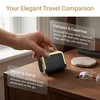 Jakonay Genuine Leather Coin Purse for Women, Mini Kiss Lock